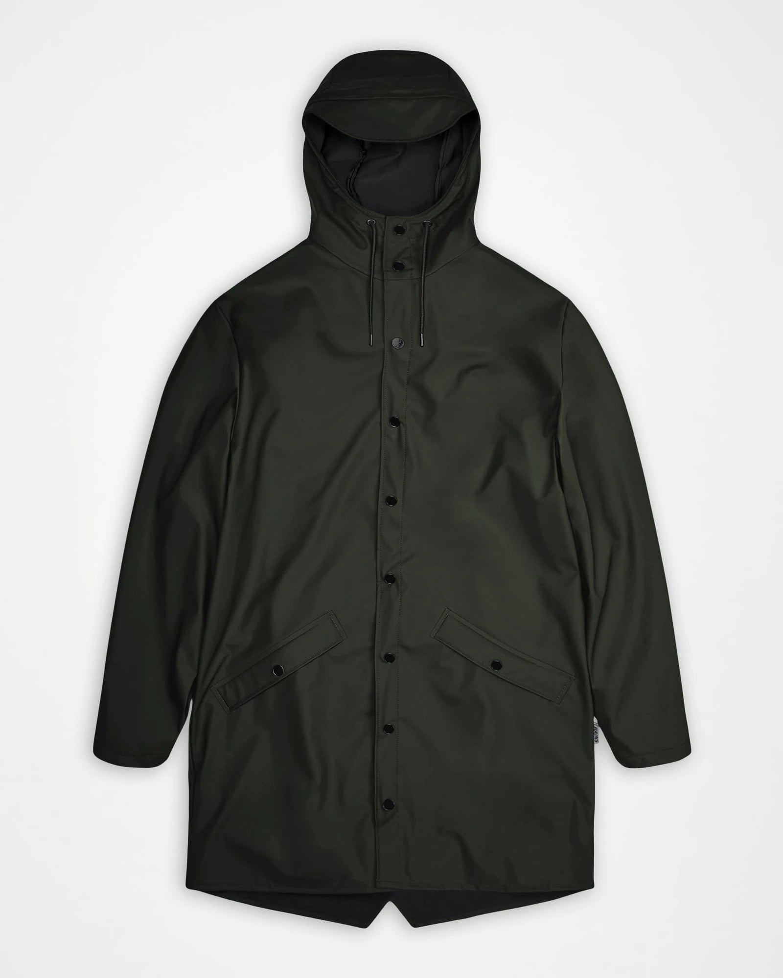 Giacca impermeabile Rains Long Jacket W3 da personalizzare - Verde